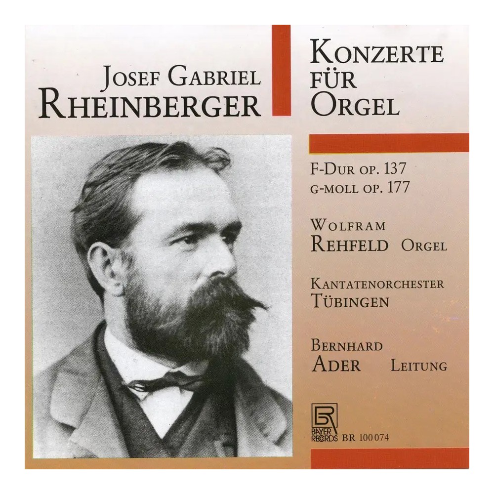 RHEINBERGER - Rehfeldt - Concerto pour orgue et orchestre n°1 en fa maje..